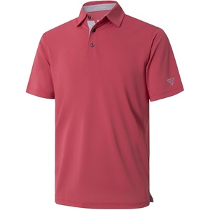 image:imageMens Golf Shirt Short and Long Sleeve Moisture Wicking Dry Fit Performance Solid Casual Pique Golf Polo Shirts for MenBrick
