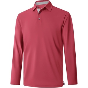 image:imageMens Golf Shirt Short and Long Sleeve Moisture Wicking Dry Fit Performance Solid Casual Pique Golf Polo Shirts for MenBricklong