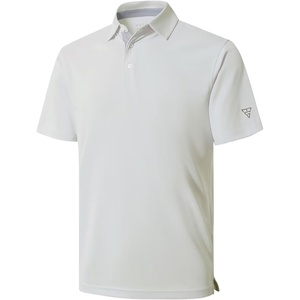 image:imageMens Golf Shirt Short and Long Sleeve Moisture Wicking Dry Fit Performance Solid Casual Pique Golf Polo Shirts for MenCream