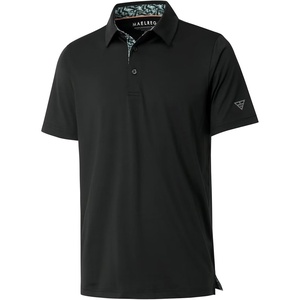image:imageMens Polo Shirts Short and Long Sleeve Casual Solid Stylish Dry Fit Performance Designed Collared Golf Polo Shirts for MenBlack