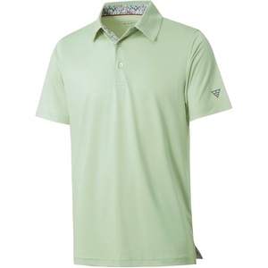 image:imageMens Polo Shirts Short and Long Sleeve Casual Solid Stylish Dry Fit Performance Designed Collared Golf Polo Shirts for MenCanary Green
