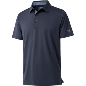 image:imageMens Polo Shirts Short and Long Sleeve Casual Solid Stylish Dry Fit Performance Designed Collared Golf Polo Shirts for MenDark Grey