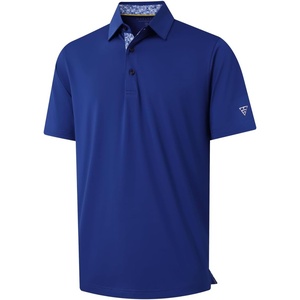 image:imageMens Polo Shirts Short and Long Sleeve Casual Solid Stylish Dry Fit Performance Designed Collared Golf Polo Shirts for MenKlein Blue