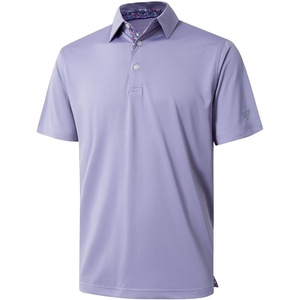 image:imageMens Polo Shirts Short and Long Sleeve Casual Solid Stylish Dry Fit Performance Designed Collared Golf Polo Shirts for MenLavender