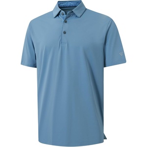 image:imageMens Polo Shirts Short and Long Sleeve Casual Solid Stylish Dry Fit Performance Designed Collared Golf Polo Shirts for MenMisty Blue