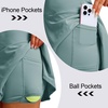 image:imageM MAELRE Womens Pleated Tennis Skirt with 2 Inner Pockets Shorts High Waisted Athletic Golf Skorts Skirts for Workout CasualDusty Blue