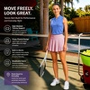 image:imageM MAELRE Womens Pleated Tennis Skirt with 2 Inner Pockets Shorts High Waisted Athletic Golf Skorts Skirts for Workout CasualLavender