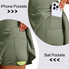 image:imageM MAELRE Womens Pleated Tennis Skirt with 2 Inner Pockets Shorts High Waisted Athletic Golf Skorts Skirts for Workout CasualMossy Stone