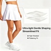 image:imageM MAELRE Womens Pleated Tennis Skirt with 2 Inner Pockets Shorts High Waisted Athletic Golf Skorts Skirts for Workout CasualWhite