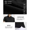 image:imageM MAELREG 5Button Polo Shirts for Women Stretch Dry Fit Performance Lightweight Contrast Collared Golf Shirts Short SleeveBlack