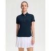 image:imageM MAELREG 5Button Polo Shirts for Women Stretch Dry Fit Performance Lightweight Contrast Collared Golf Shirts Short SleeveNavy