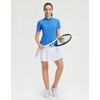 image:imageM MAELREG 5Button Polo Shirts for Women Stretch Dry Fit Performance Lightweight Contrast Collared Golf Shirts Short SleeveSky Blue