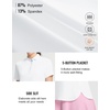 image:imageM MAELREG 5Button Polo Shirts for Women Stretch Dry Fit Performance Lightweight Contrast Collared Golf Shirts Short SleeveWhite