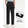 image:imageM MAELREG Boys Golf Pants Stretch Flat Front Dress Athletic Casual Youth Golf Pants School Uniform Pants with Mesh PocketsBlack