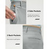 image:imageM MAELREG Boys Golf Pants Stretch Flat Front Dress Athletic Casual Youth Golf Pants School Uniform Pants with Mesh PocketsRose Dust