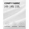 image:imageM MAELREG Boys Golf Pants Stretch Flat Front Dress Athletic Casual Youth Golf Pants School Uniform Pants with Mesh PocketsWhite