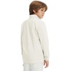 image:imageM MAELREG Boys Long Sleeve Quarter Zip Pullover Fleece Warmth Mock Neck Solid Youth Sweatshirt Winter Clothes for KidsBeige