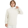 image:imageM MAELREG Boys Long Sleeve Quarter Zip Pullover Fleece Warmth Mock Neck Solid Youth Sweatshirt Winter Clothes for KidsBeige