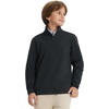 image:imageM MAELREG Boys Long Sleeve Quarter Zip Pullover Fleece Warmth Mock Neck Solid Youth Sweatshirt Winter Clothes for KidsBlack