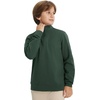 image:imageM MAELREG Boys Long Sleeve Quarter Zip Pullover Fleece Warmth Mock Neck Solid Youth Sweatshirt Winter Clothes for KidsForest Green