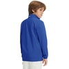 image:imageM MAELREG Boys Long Sleeve Quarter Zip Pullover Fleece Warmth Mock Neck Solid Youth Sweatshirt Winter Clothes for KidsKlein Blue