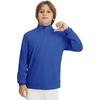 image:imageM MAELREG Boys Long Sleeve Quarter Zip Pullover Fleece Warmth Mock Neck Solid Youth Sweatshirt Winter Clothes for KidsKlein Blue