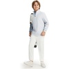 image:imageM MAELREG Boys Long Sleeve Quarter Zip Pullover Fleece Warmth Mock Neck Solid Youth Sweatshirt Winter Clothes for KidsMisty Grey