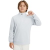 image:imageM MAELREG Boys Long Sleeve Quarter Zip Pullover Fleece Warmth Mock Neck Solid Youth Sweatshirt Winter Clothes for KidsMisty Grey