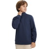 image:imageM MAELREG Boys Long Sleeve Quarter Zip Pullover Fleece Warmth Mock Neck Solid Youth Sweatshirt Winter Clothes for KidsNavy