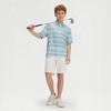 image:imageM MAELREG Boys Polo Shirts Funny Print Stretch Lightweight Short Sleeve Casual Collared Golf Shirts for Boys with 3 ButtonBlue Ethnic