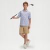 image:imageM MAELREG Boys Polo Shirts Funny Print Stretch Lightweight Short Sleeve Casual Collared Golf Shirts for Boys with 3 ButtonColorful Graffiti