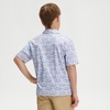 image:imageM MAELREG Boys Polo Shirts Funny Print Stretch Lightweight Short Sleeve Casual Collared Golf Shirts for Boys with 3 ButtonColorful Graffiti
