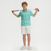 image:imageM MAELREG Boys Polo Shirts Funny Print Stretch Lightweight Short Sleeve Casual Collared Golf Shirts for Boys with 3 ButtonEaster Eggs