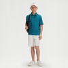 image:imageM MAELREG Boys Polo Shirts Funny Print Stretch Lightweight Short Sleeve Casual Collared Golf Shirts for Boys with 3 ButtonFour Leaf Clover
