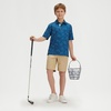 image:imageM MAELREG Boys Polo Shirts Funny Print Stretch Lightweight Short Sleeve Casual Collared Golf Shirts for Boys with 3 ButtonLine Shark