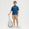 image:imageM MAELREG Boys Polo Shirts Funny Print Stretch Lightweight Short Sleeve Casual Collared Golf Shirts for Boys with 3 ButtonLine Shark