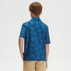 image:imageM MAELREG Boys Polo Shirts Funny Print Stretch Lightweight Short Sleeve Casual Collared Golf Shirts for Boys with 3 ButtonLine Shark