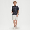 image:imageM MAELREG Boys Polo Shirts Funny Print Stretch Lightweight Short Sleeve Casual Collared Golf Shirts for Boys with 3 ButtonNavy Colorful Sailboat
