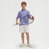 image:imageM MAELREG Boys Polo Shirts Funny Print Stretch Lightweight Short Sleeve Casual Collared Golf Shirts for Boys with 3 ButtonPink Purple Flower