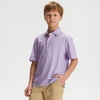 image:imageM MAELREG Boys Polo Shirts Funny Print Stretch Lightweight Short Sleeve Casual Collared Golf Shirts for Boys with 3 ButtonPurple Pink Cactus
