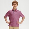 image:imageM MAELREG Boys Polo Shirts Funny Print Stretch Lightweight Short Sleeve Casual Collared Golf Shirts for Boys with 3 ButtonRose Flowers