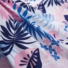 image:imageM MAELREG Boys Polo Shirts Funny Print Stretch Lightweight Short Sleeve Casual Collared Golf Shirts for Boys with 3 ButtonTropical Flowers Leaves