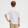 image:imageM MAELREG Boys Polo Shirts Funny Print Stretch Lightweight Short Sleeve Casual Collared Golf Shirts for Boys with 3 ButtonWhite Navy Hockey