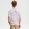 image:imageM MAELREG Boys Polo Shirts Funny Print Stretch Lightweight Short Sleeve Casual Collared Golf Shirts for Boys with 3 ButtonWhite Polka Dots