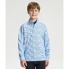 image:imageM MAELREG Boys Quarter Zip Print Pullover Midlayer 14 Zip Kids SweatshirtsLight Blue Camo