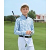 image:imageM MAELREG Boys Quarter Zip Print Pullover Midlayer 14 Zip Kids SweatshirtsLight Blue Camo