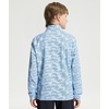 image:imageM MAELREG Boys Quarter Zip Print Pullover Midlayer 14 Zip Kids SweatshirtsLight Blue Camo