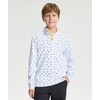 image:imageM MAELREG Boys Quarter Zip Print Pullover Midlayer 14 Zip Kids SweatshirtsWhite Golf