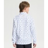 image:imageM MAELREG Boys Quarter Zip Print Pullover Midlayer 14 Zip Kids SweatshirtsWhite Golf