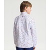 image:imageM MAELREG Boys Quarter Zip Print Pullover Midlayer 14 Zip Kids SweatshirtsWhite Polka Dots